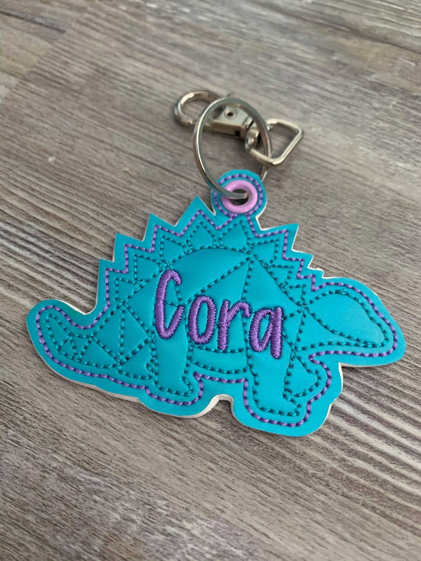 Geo Dino Fobs - DIGITAL Embroidery DESIGN