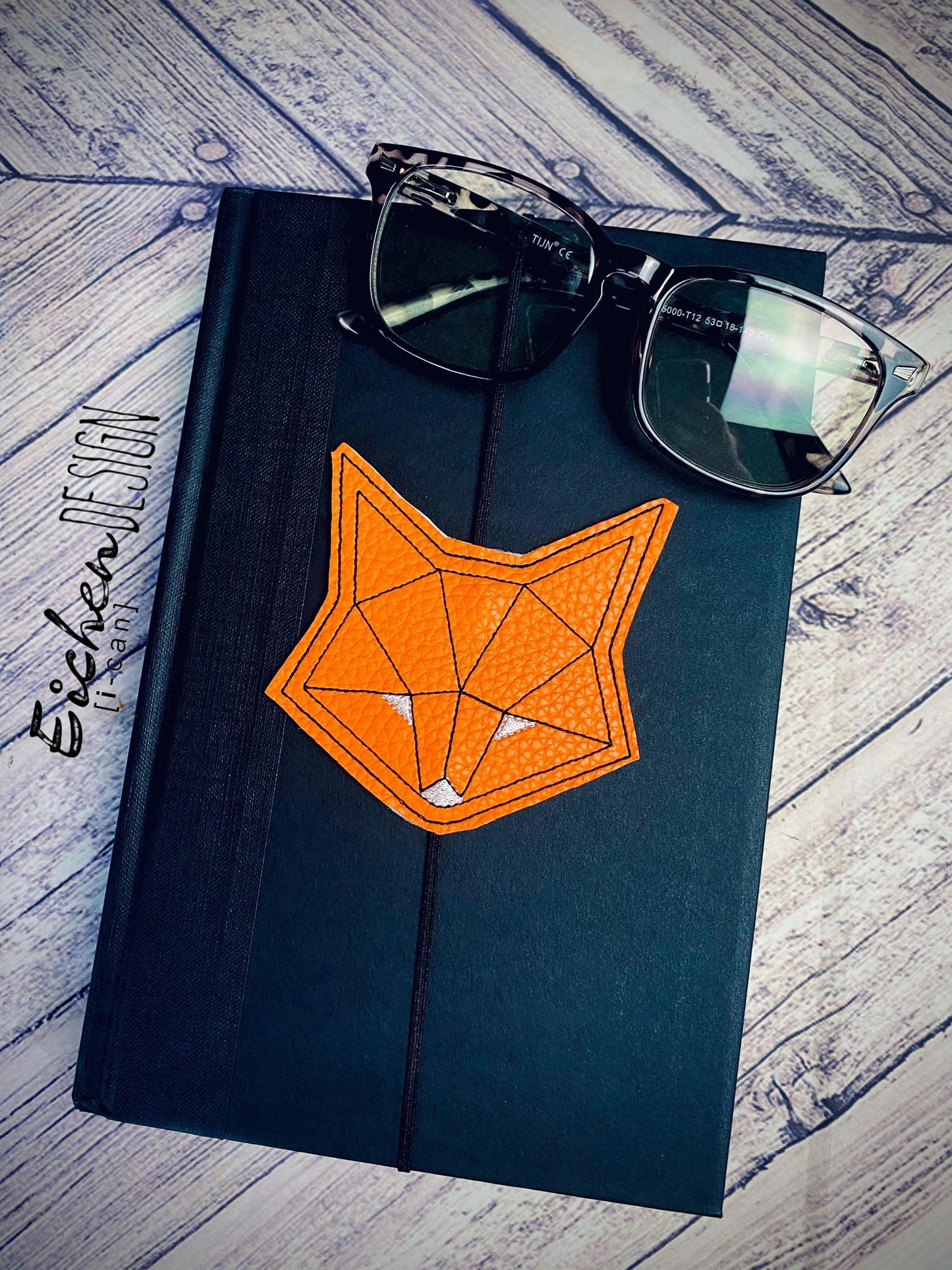Geometric Fox Book Band - Digital Embroidery Design