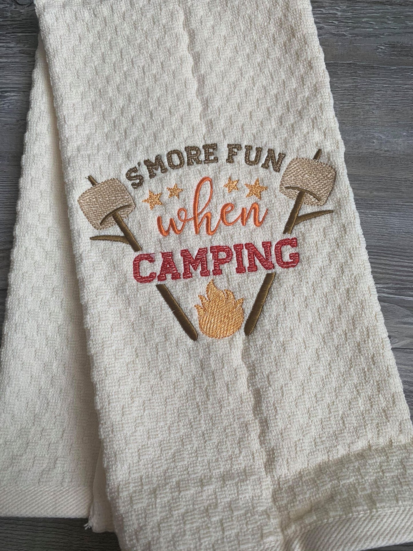 S'more Fun When Camping - 2 Sizes - Digital Embroidery Design