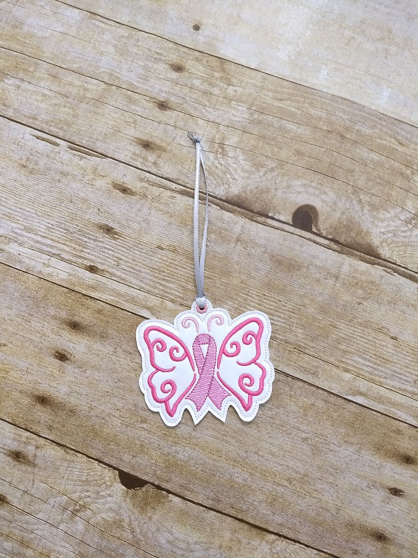 Awareness Butterfly Ornament - Digital Embroidery Design