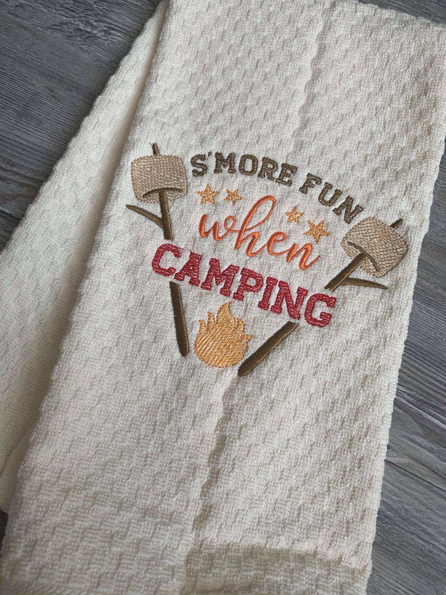 S'more Fun When Camping - 2 Sizes - Digital Embroidery Design