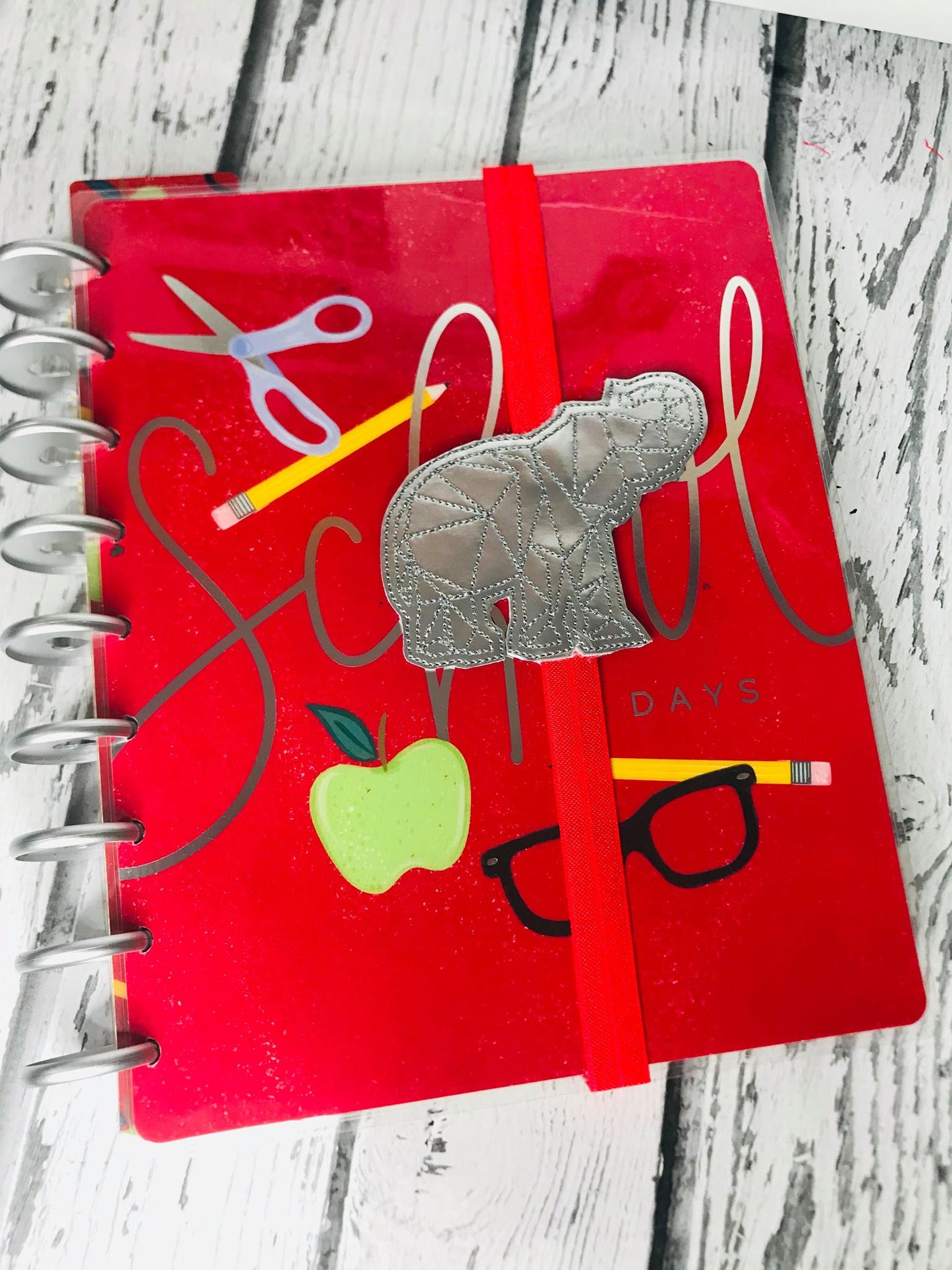 Geo Elephant Book Band - Digital Embroidery Design