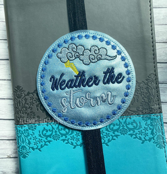 Weather The Storm Book Band - Digital Embroidery Design