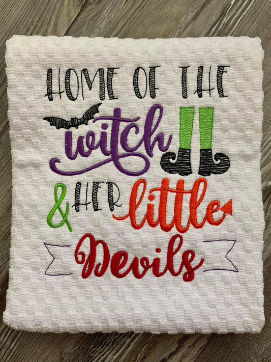 Home of the Witch - 2 Sizes - Digital Embroidery Design