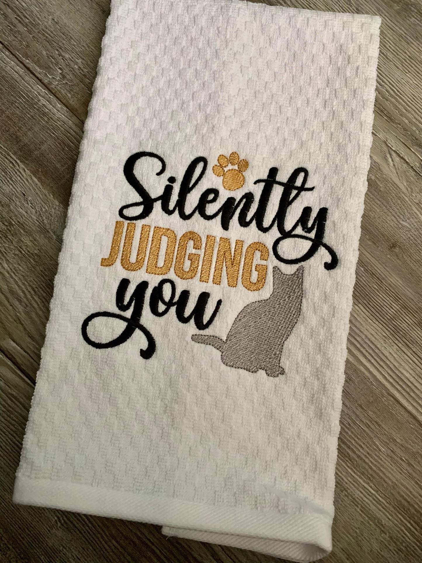 Silently Judging You - 2 Sizes - Digital Embroidery Design