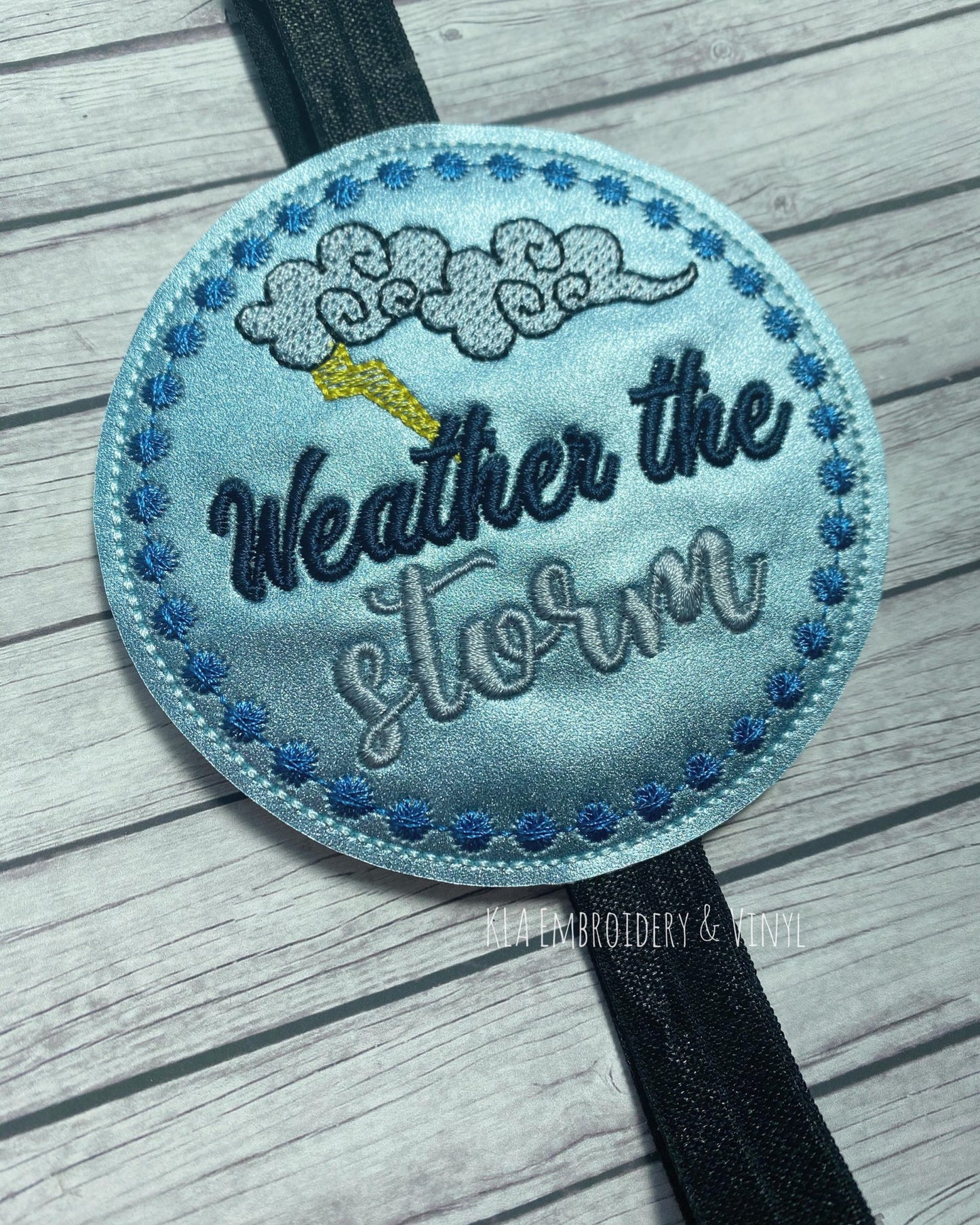 Weather The Storm Book Band - Digital Embroidery Design