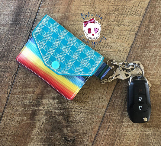 Plaid Pouch 5x7 - DIGITAL Embroidery DESIGN