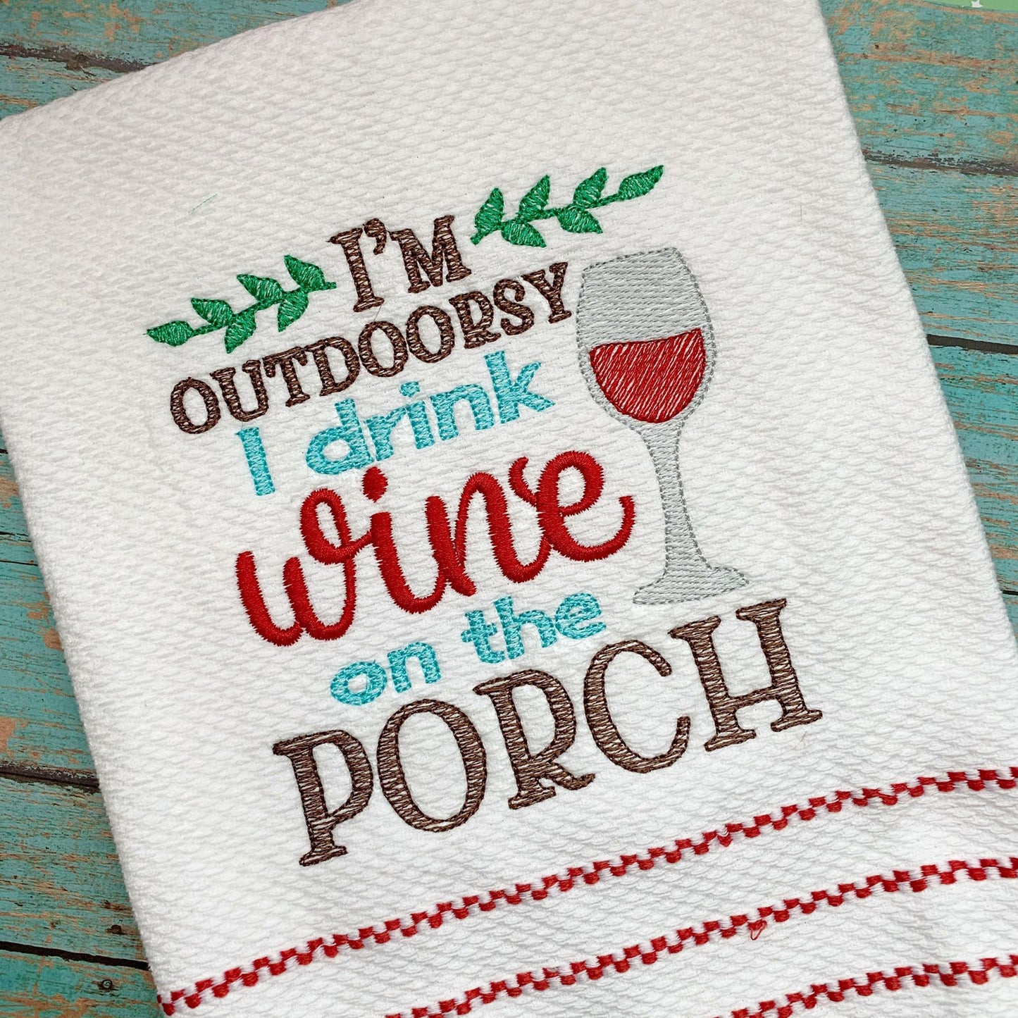 Outdoorsy - 2 Sizes - Digital Embroidery Design