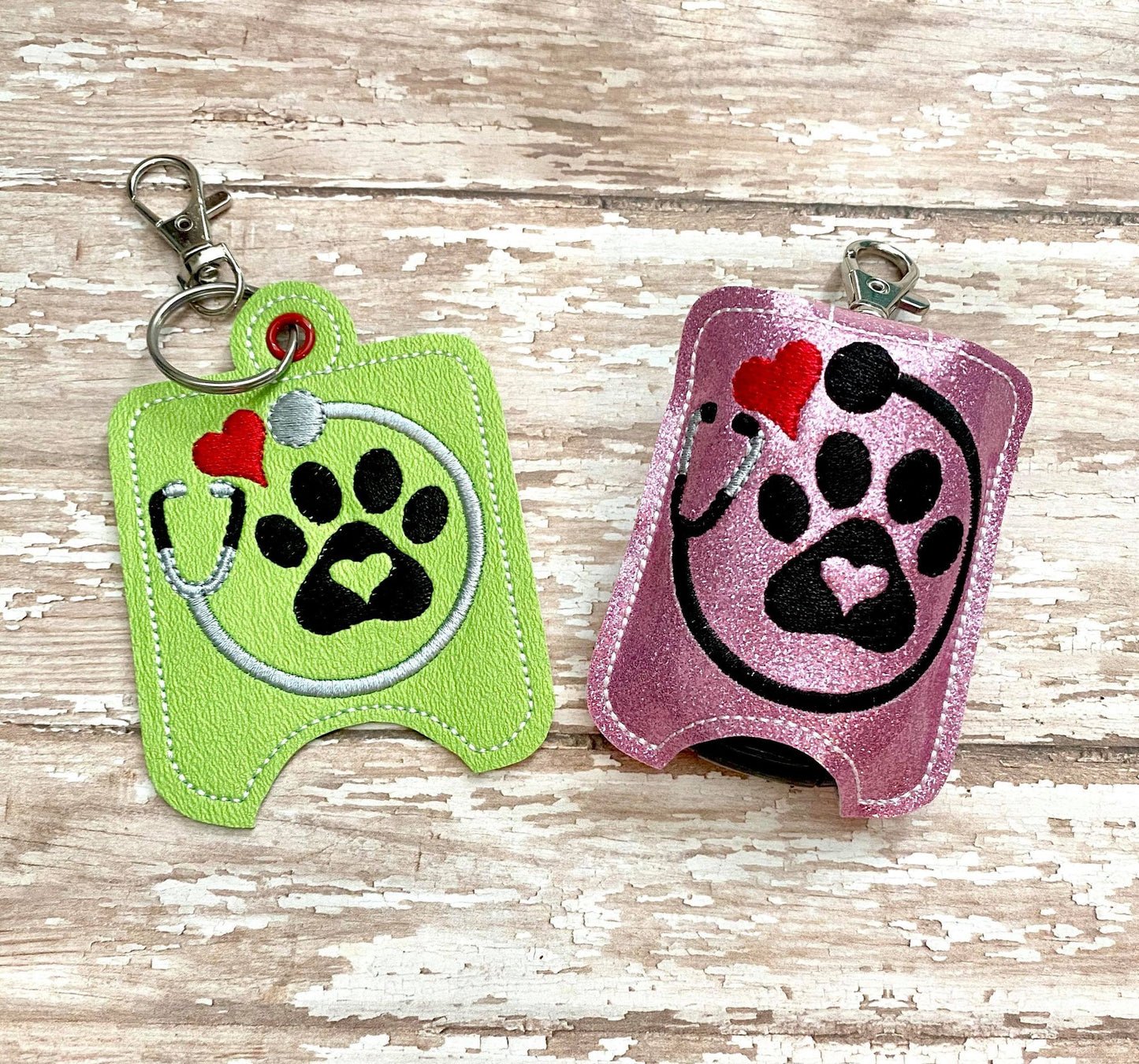 Vet Tech Sanitizer Holders - DIGITAL Embroidery DESIGN