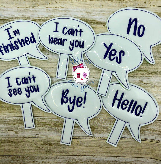 Virtual Learning Feltie Set with zipper bag - Digital Embroidery Design