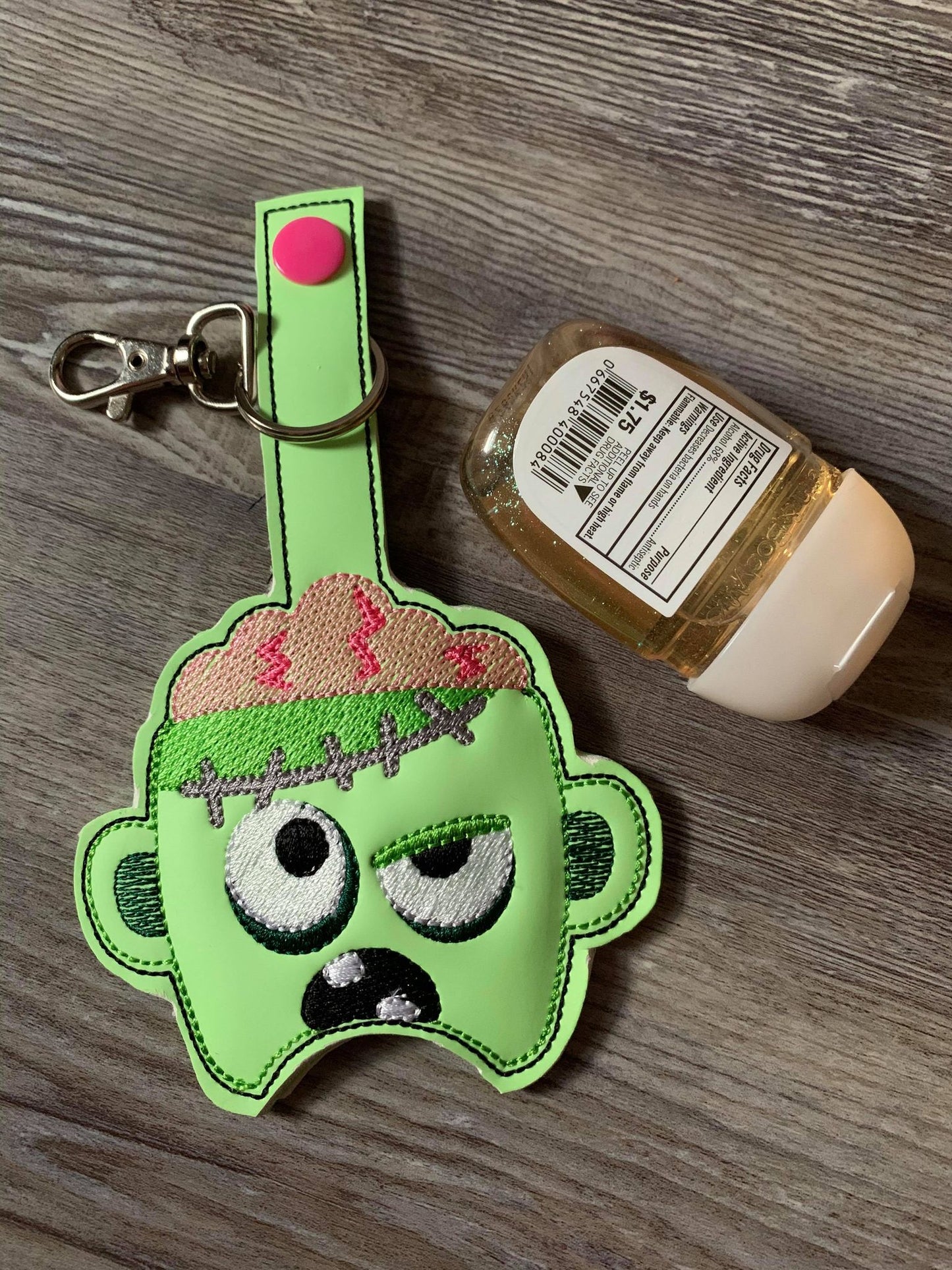 Zombie Sanitizer Holder 5x7- DIGITAL Embroidery DESIGN