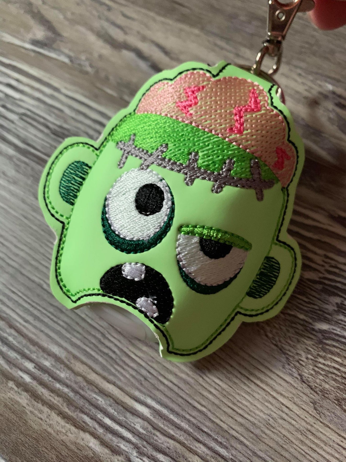 Zombie Sanitizer Holder 5x7- DIGITAL Embroidery DESIGN