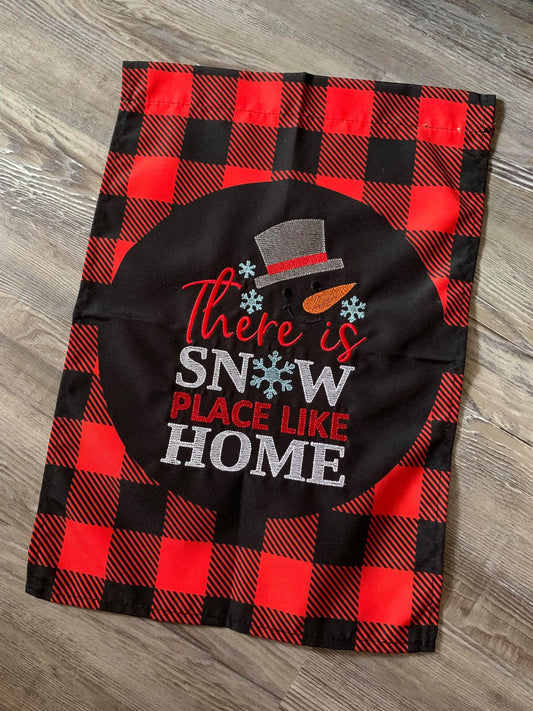 There is Snow Place Like Home - 4 Sizes - Digital Embroidery Design