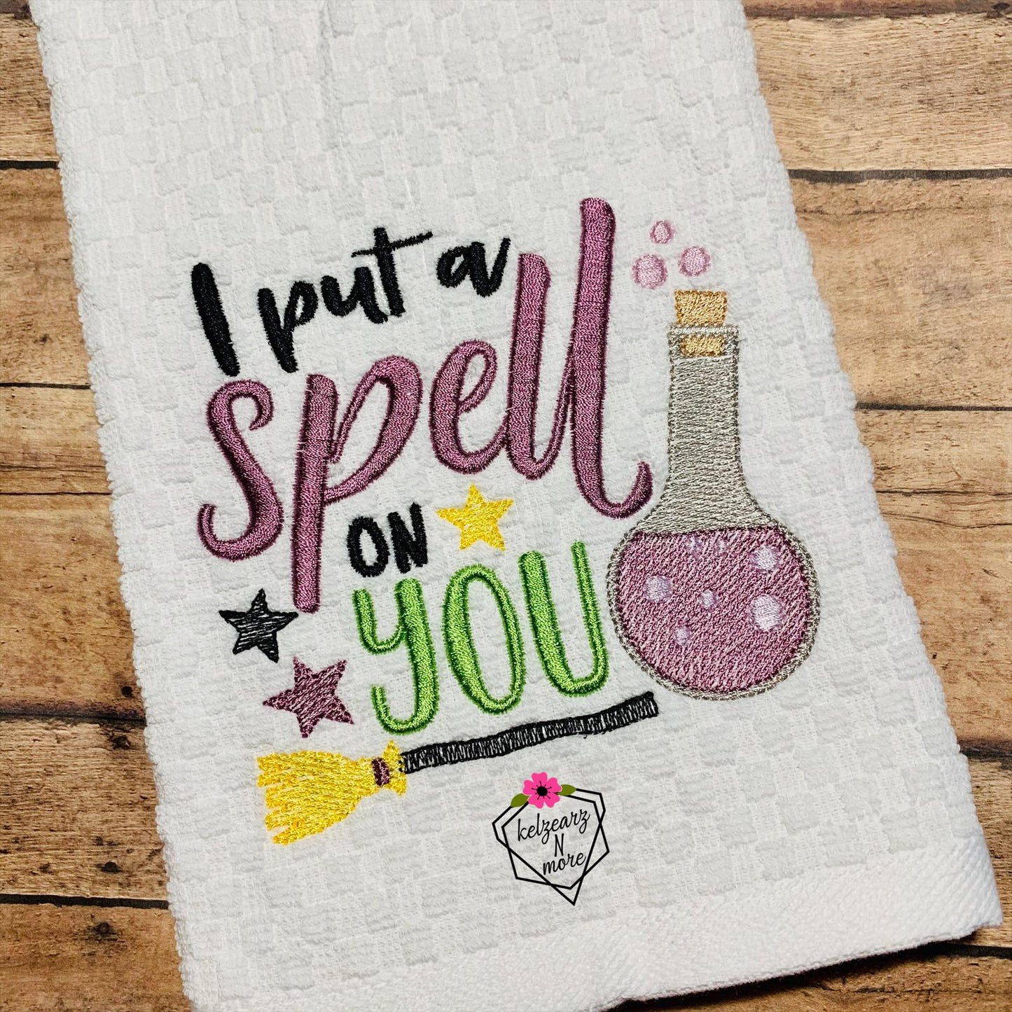 I put a spell on you - 4 Sizes - Digital Embroidery Design