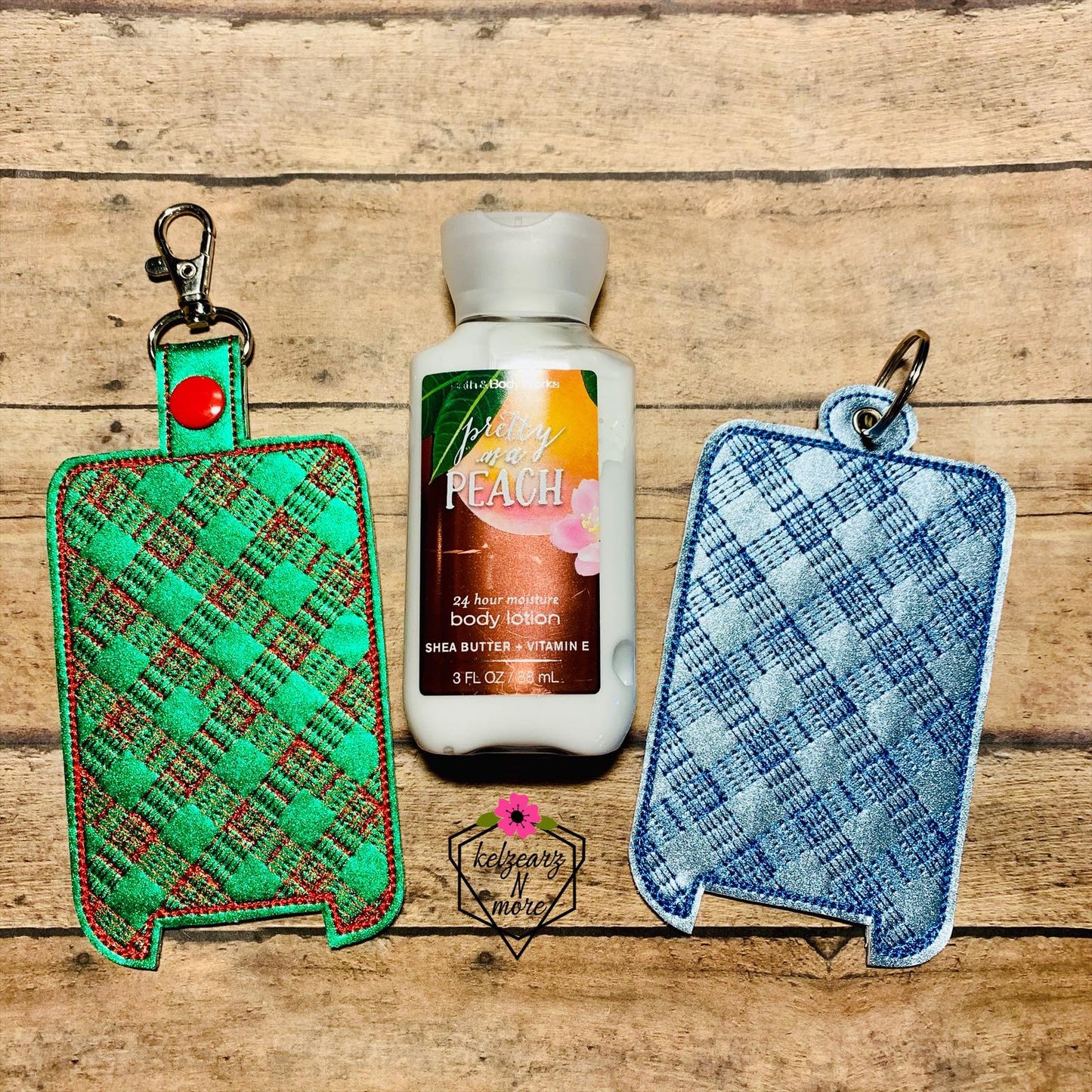 Plaid Lotion Holder 5x7 included- DIGITAL Embroidery DESIGN