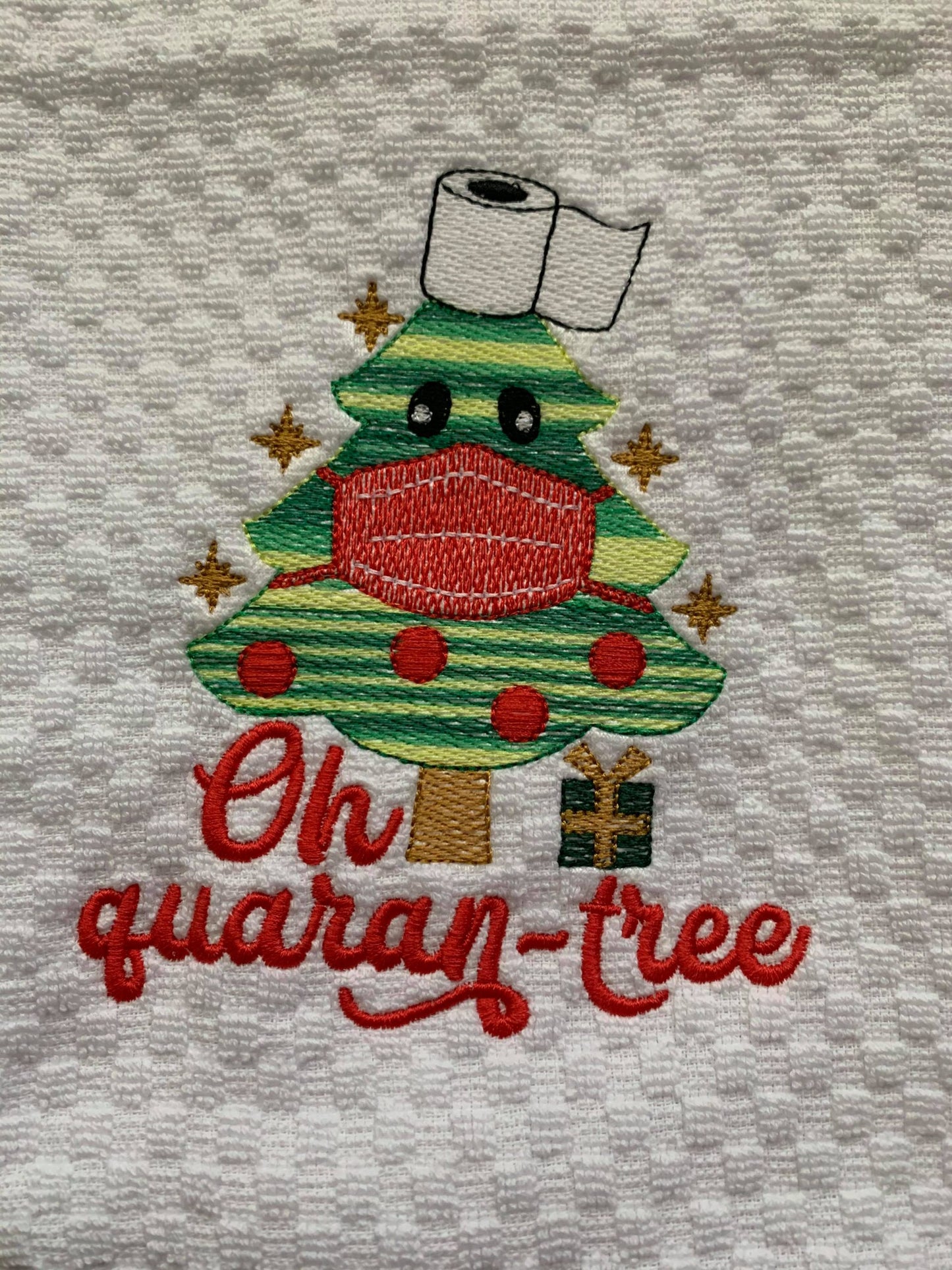 Oh Quaran-tree - 2 Sizes - Digital Embroidery Design