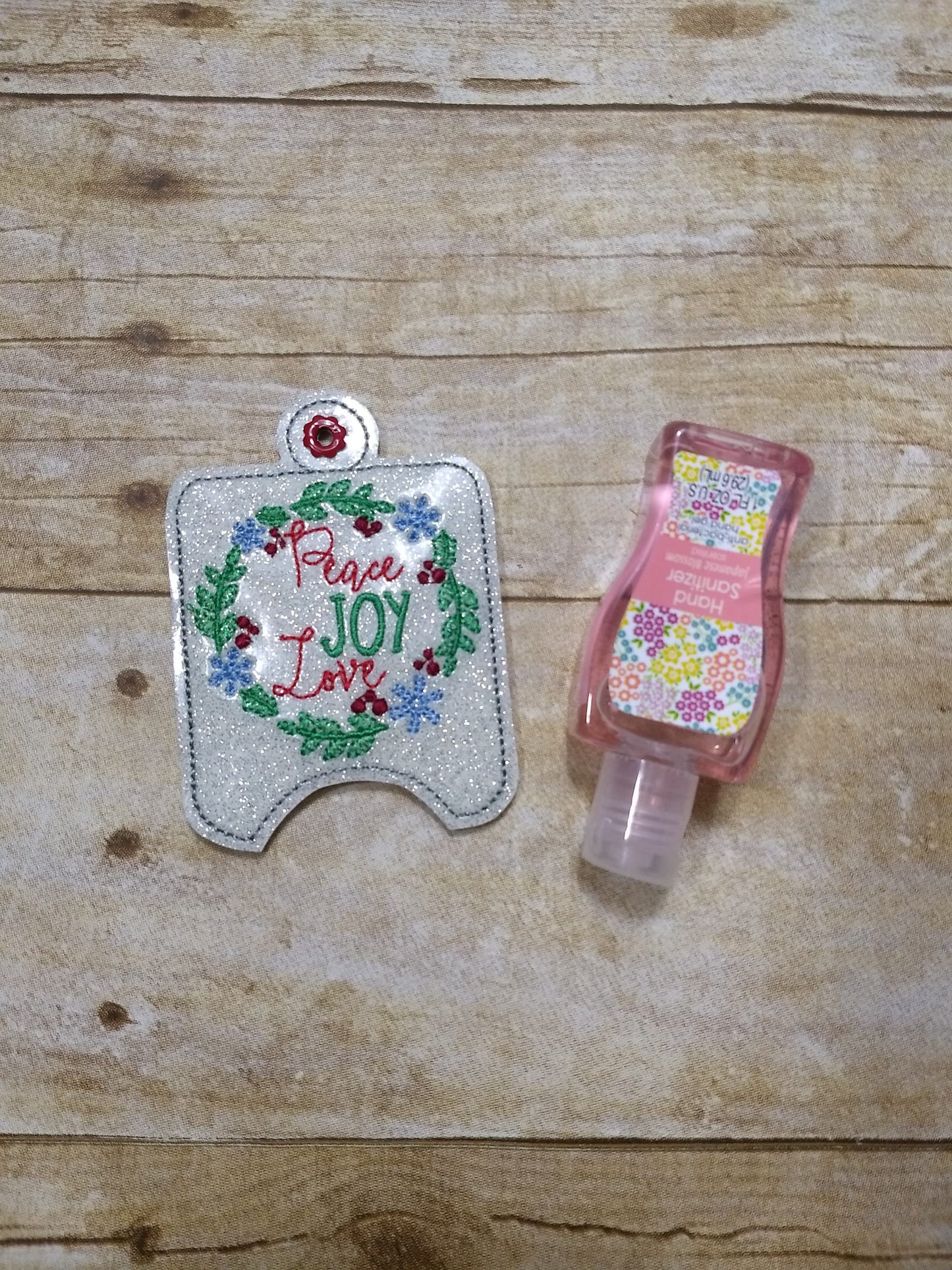 Peace Joy Love Sanitizer Holders - DIGITAL Embroidery DESIGN