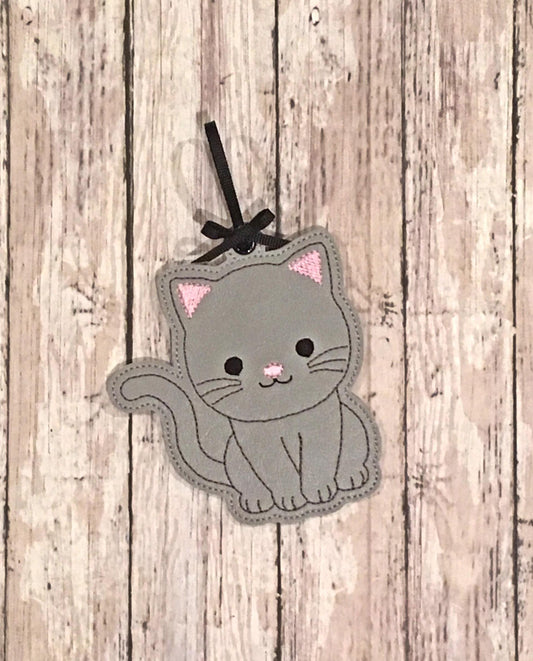 Cat Ornament - Embroidery Design, Digital File