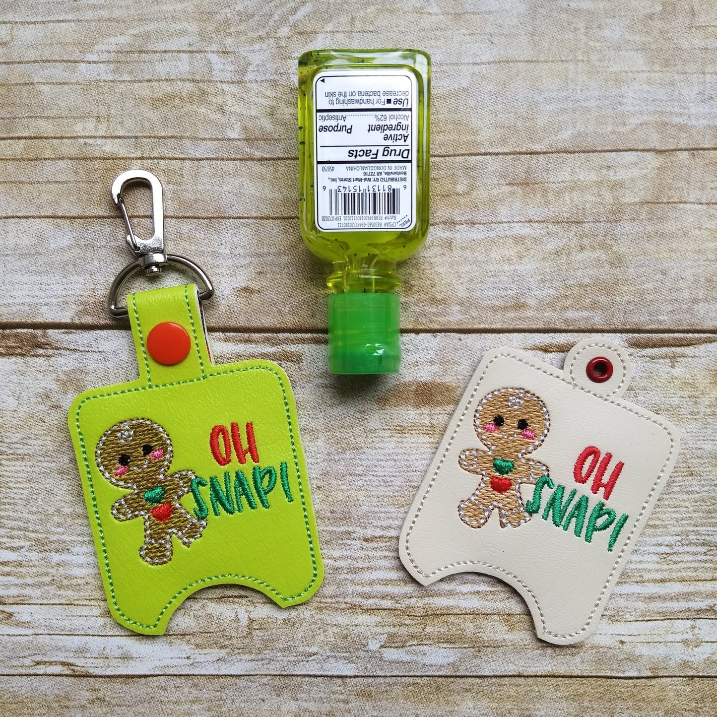 Oh snap! Sanitizer Holders - DIGITAL Embroidery DESIGN