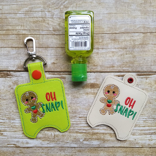 Oh snap! Sanitizer Holders - DIGITAL Embroidery DESIGN