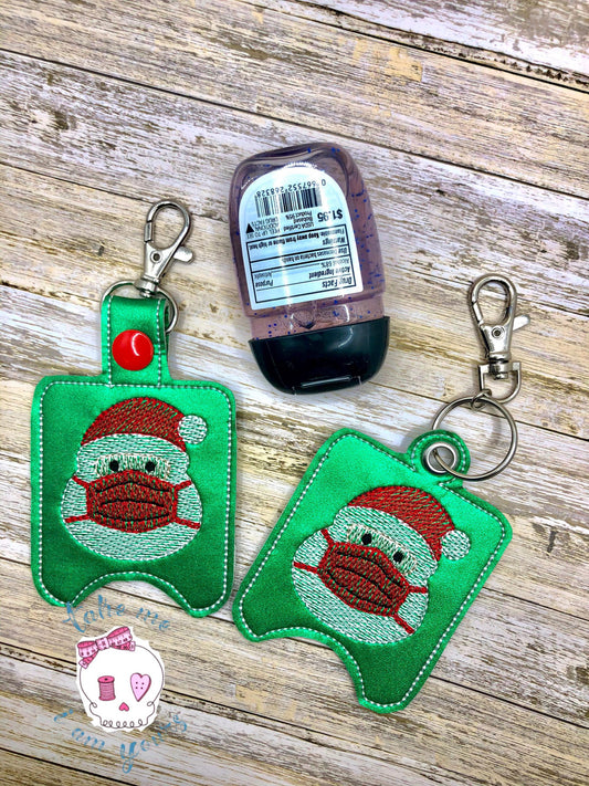 Masked Santa Sanitizer Holders - DIGITAL Embroidery DESIGN
