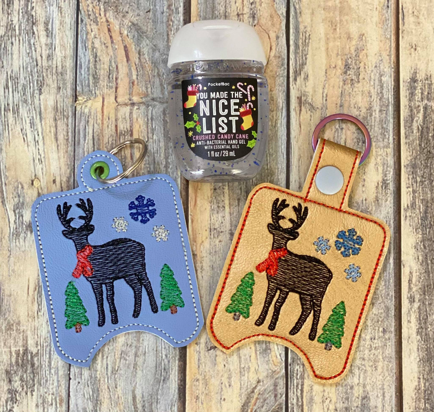 Farmhouse Deer Sanitizer Holders - DIGITAL Embroidery DESIGN