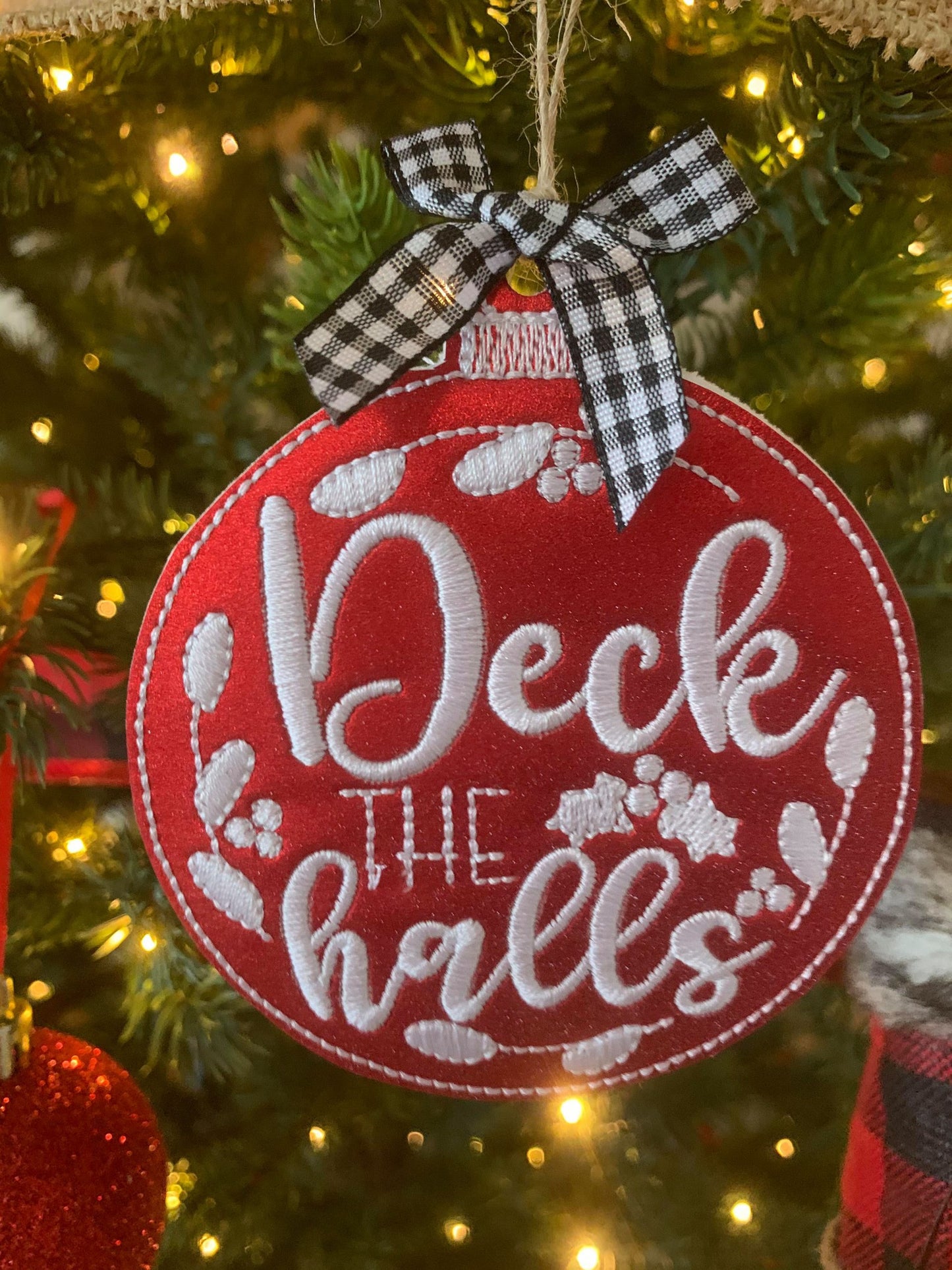 Holiday Ornament Set - Digital Embroidery Design