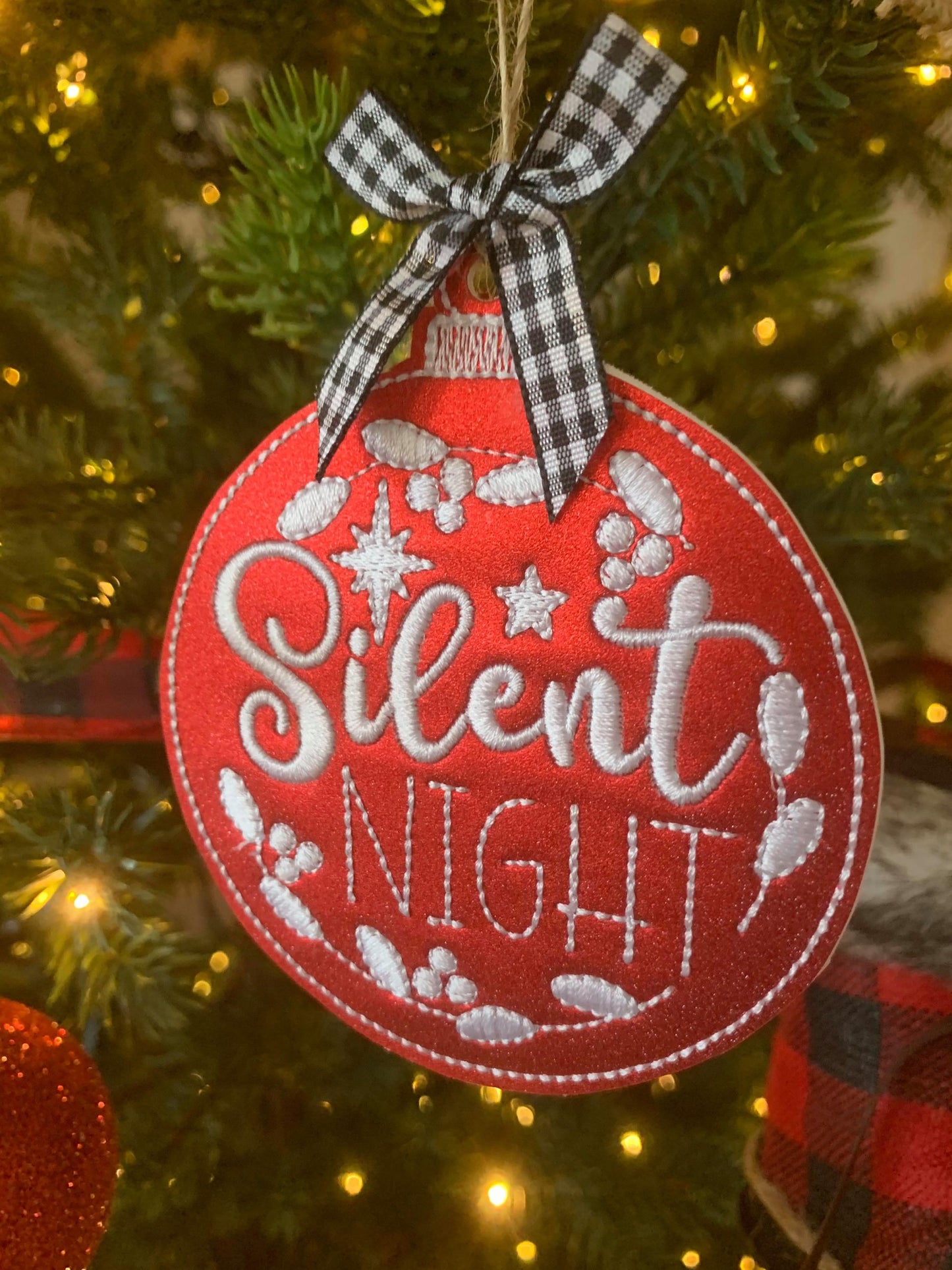 Holiday Ornament Set - Digital Embroidery Design