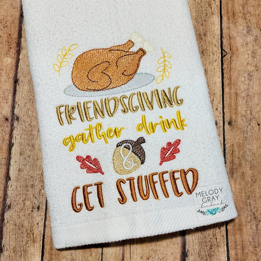 Friendsgiving - 5x7 - Digital Embroidery Design