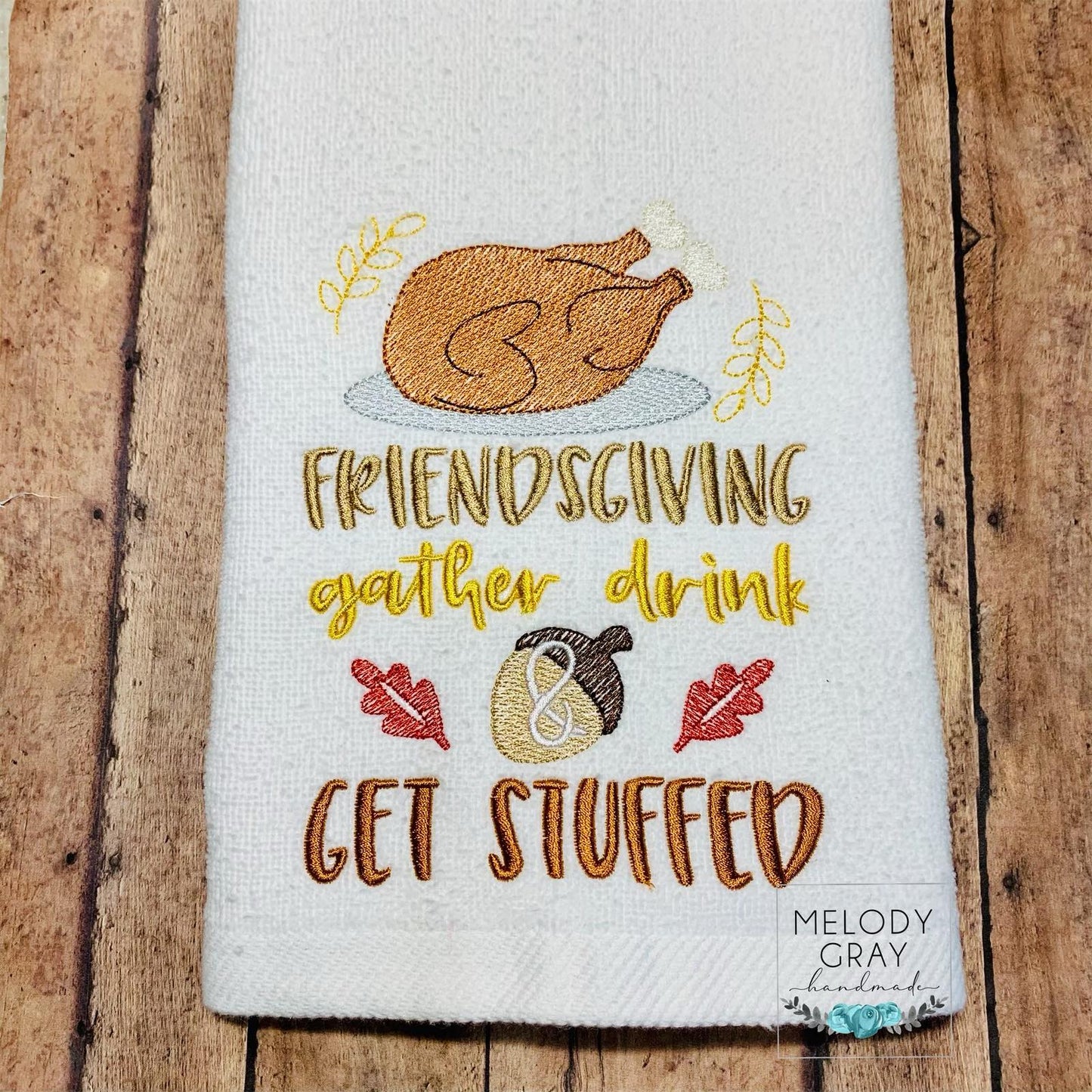 Friendsgiving - 5x7 - Digital Embroidery Design