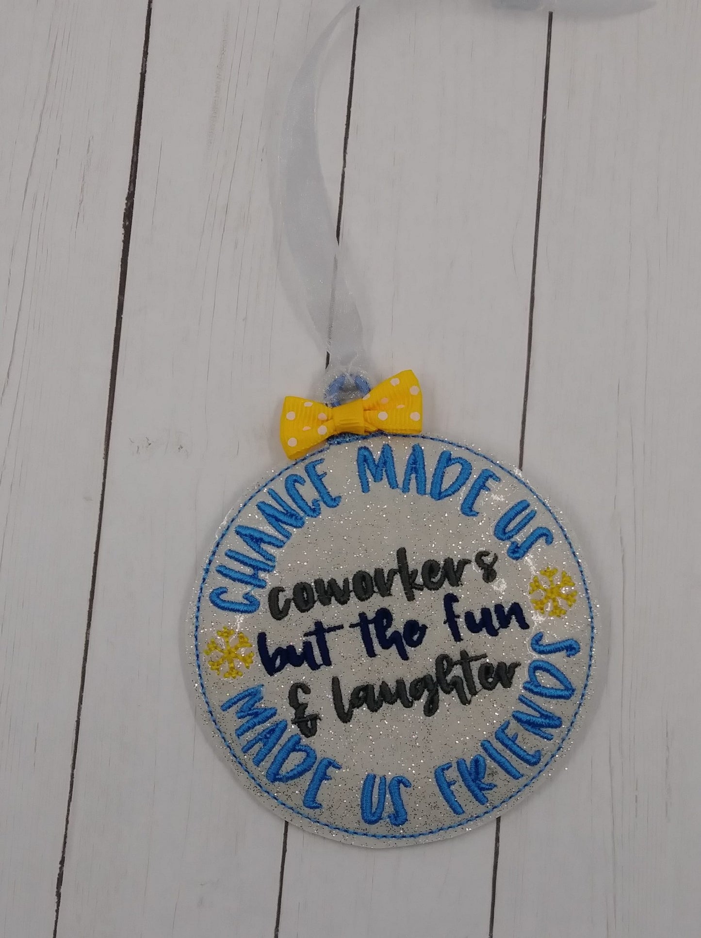 Coworker Ornament - Digital Embroidery Design