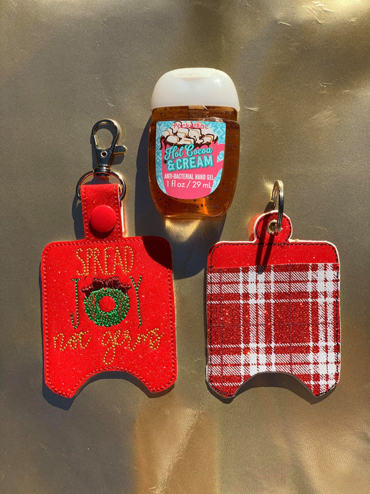Spread Joy Not Germs Sanitizer Holders - DIGITAL Embroidery DESIGN