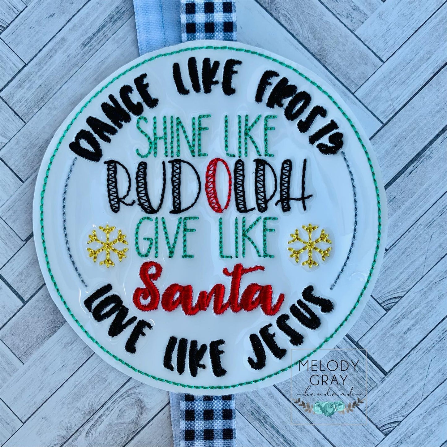Dance Shine Give Love - Book Band - Embroidery Design, Digital File