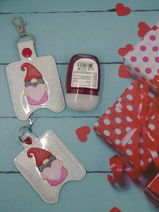 Valentine Gnome Sanitizer Holders - DIGITAL Embroidery DESIGN