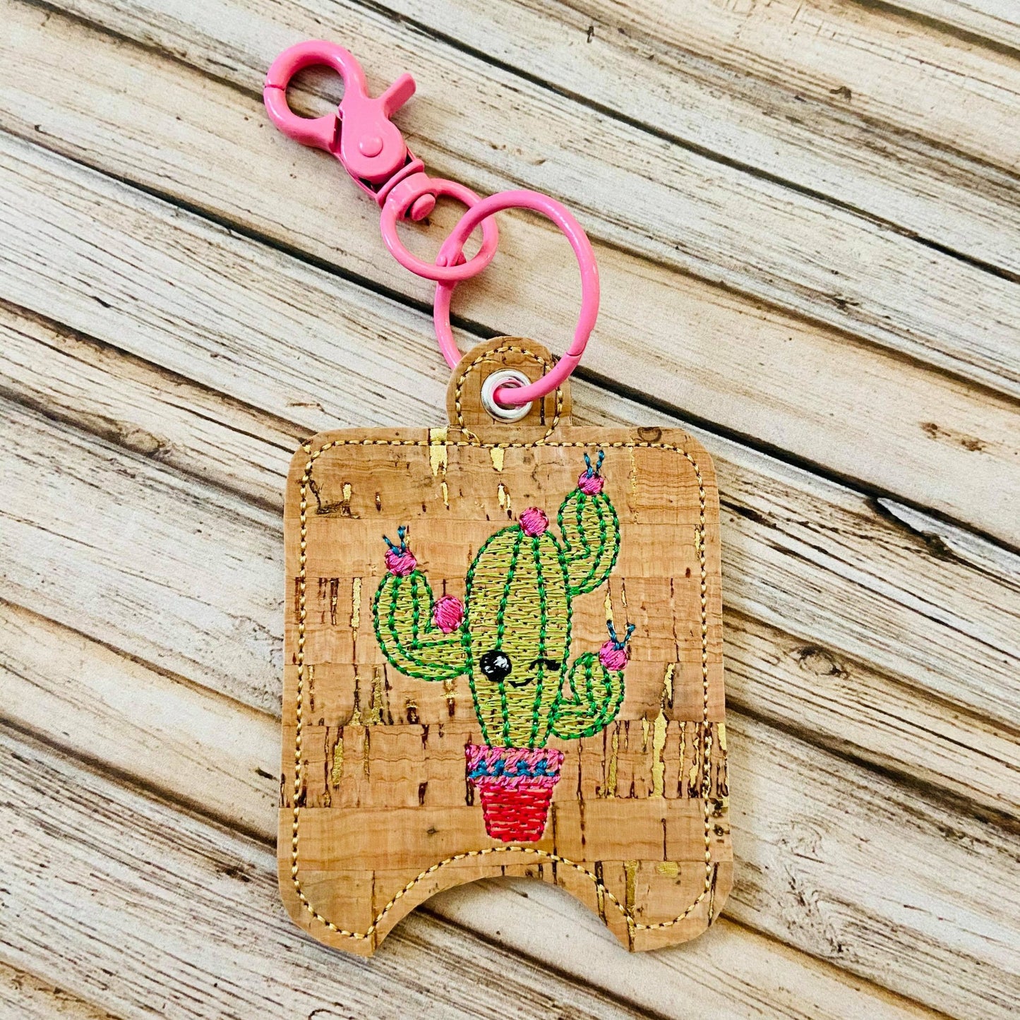 Cute Cactus Sanitizer Holders - DIGITAL Embroidery DESIGN