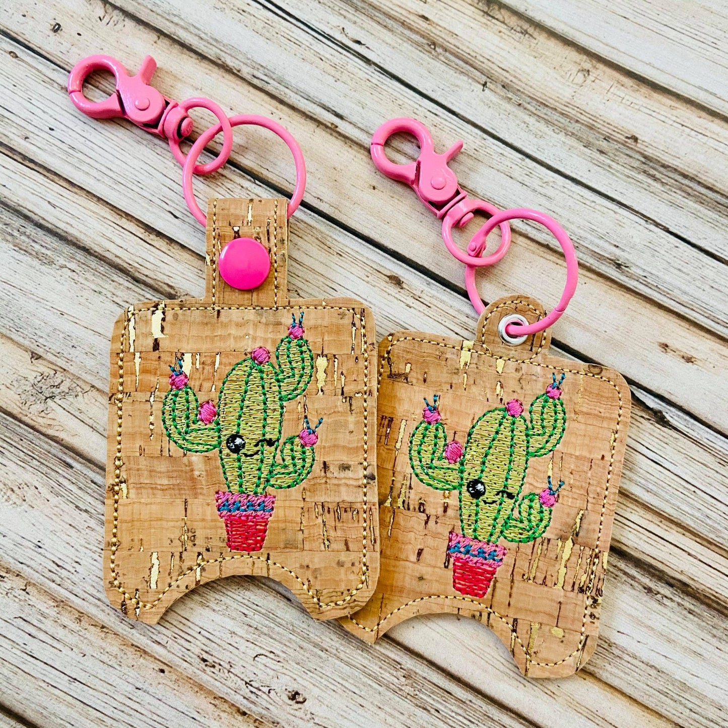 Cute Cactus Sanitizer Holders - DIGITAL Embroidery DESIGN