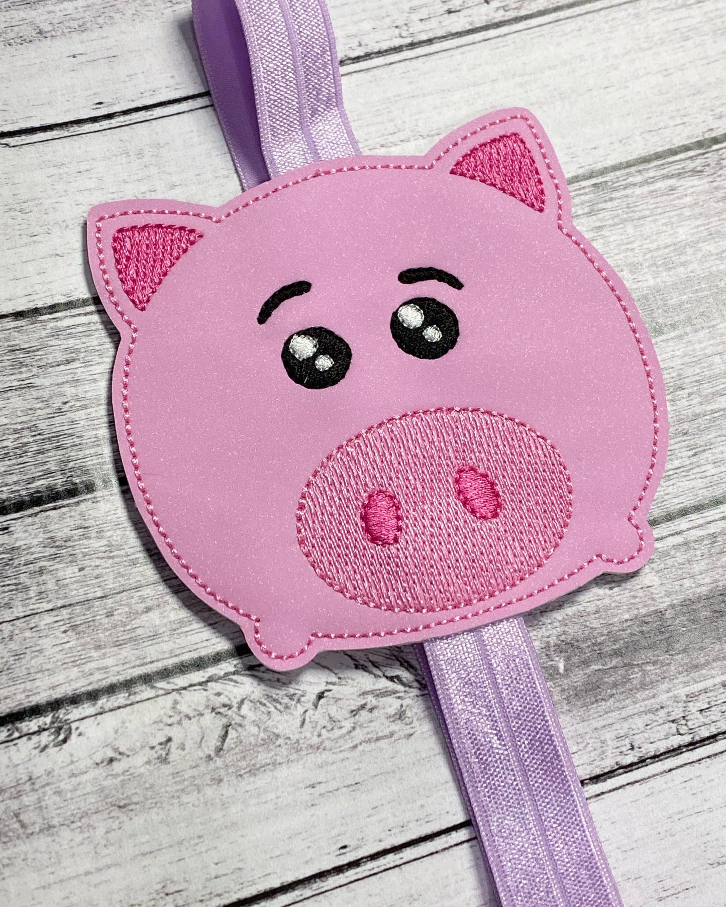 Piggy Toy - Book Band - Embroidery Design, Digital File