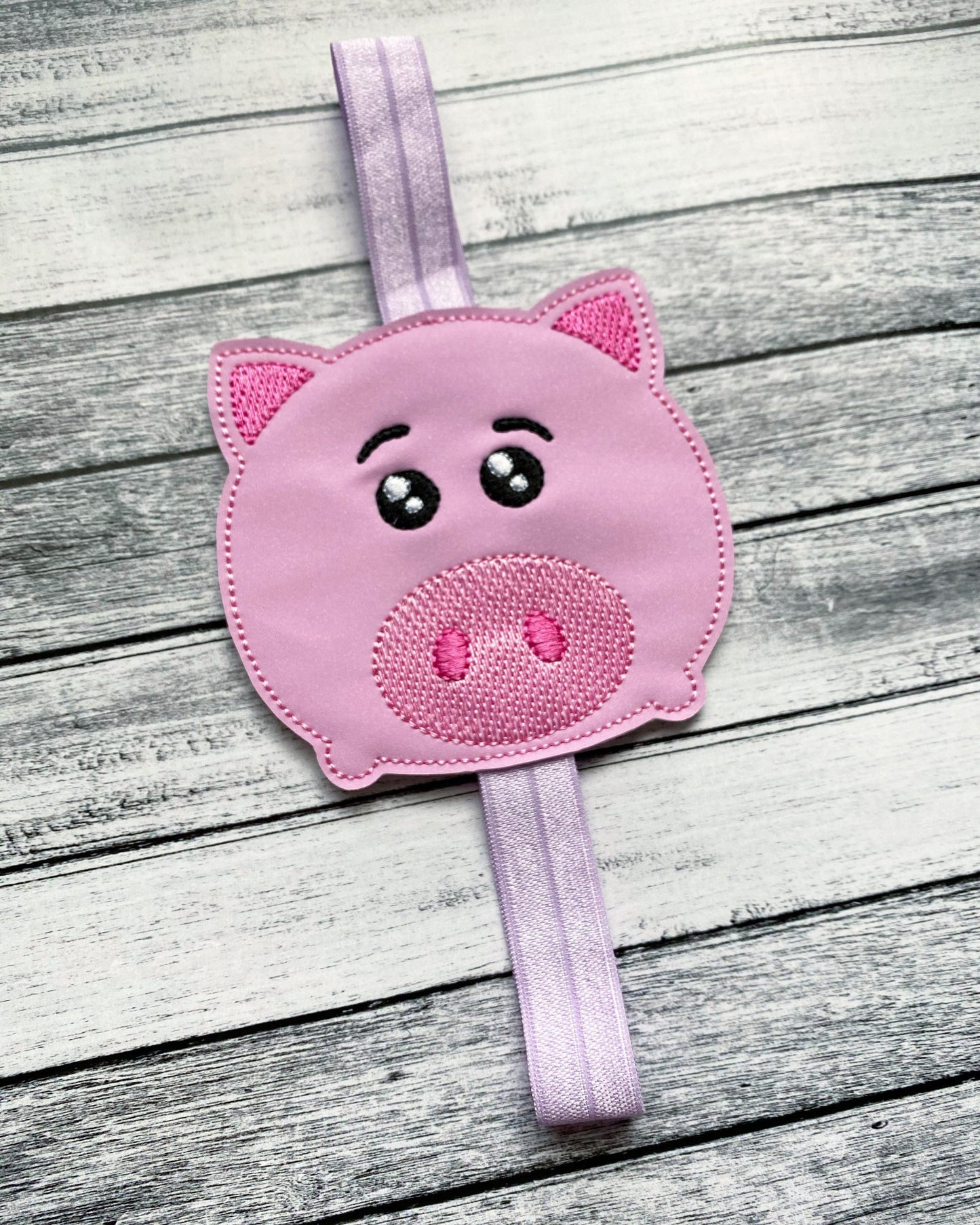 Piggy Toy - Book Band - Embroidery Design, Digital File