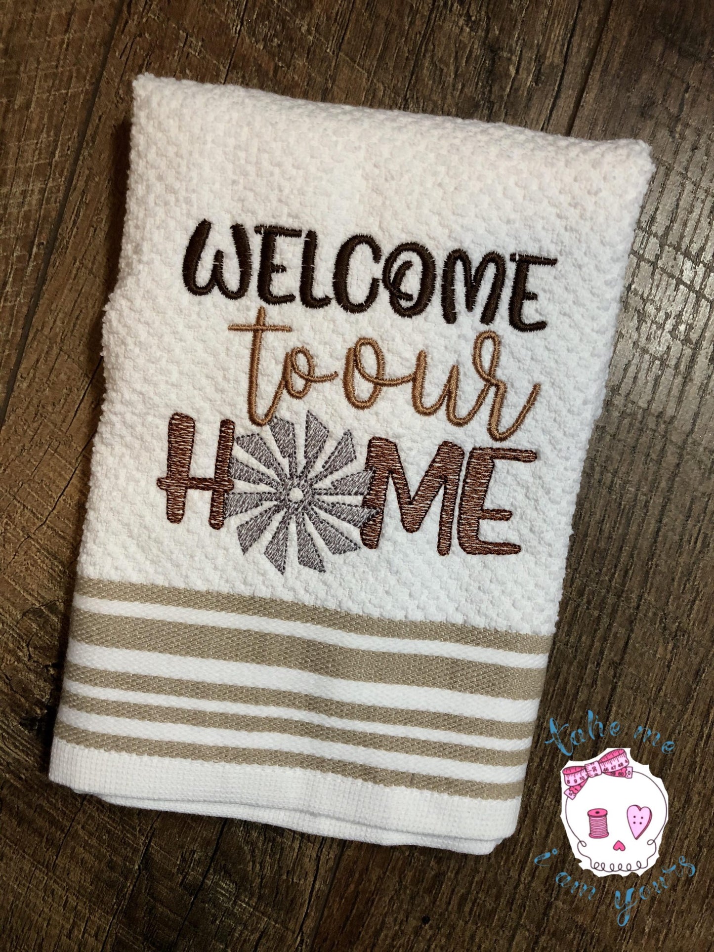 Welcome To Our Home - 4 sizes- Digital Embroidery Design