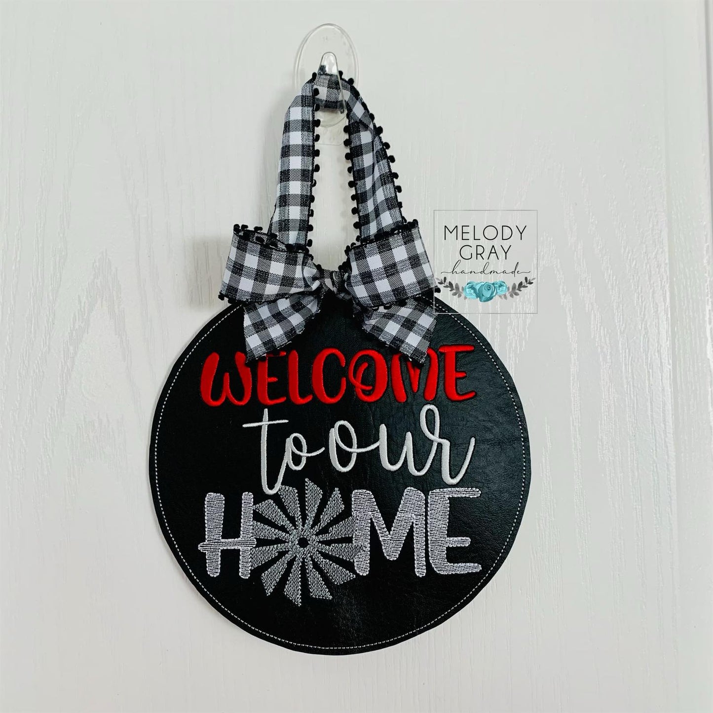 Welcome to our Home Windmill Door Hanger - 3 sizes - Digital Embroidery Design