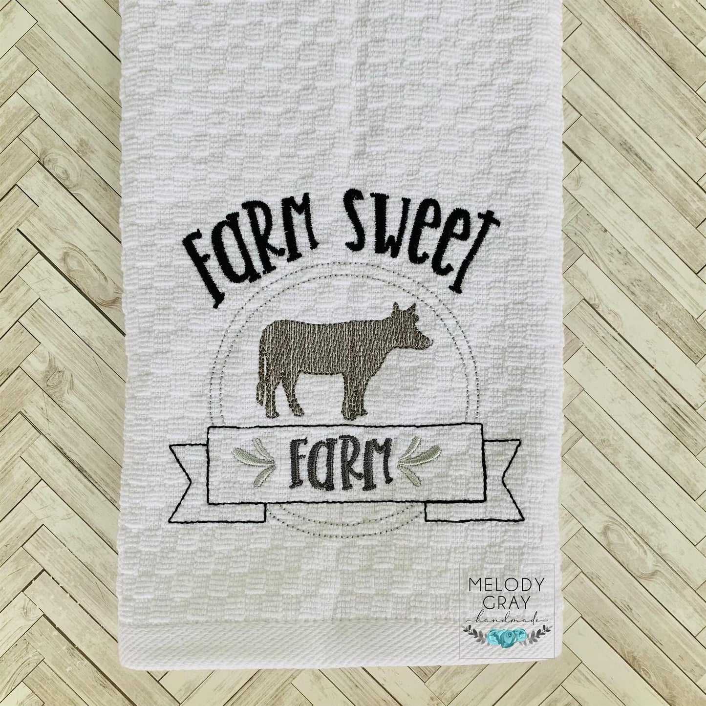 Farm Sweet Farm - 3 sizes- Digital Embroidery Design