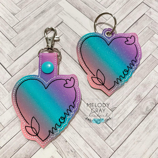 Mom Fobs - DIGITAL Embroidery DESIGN