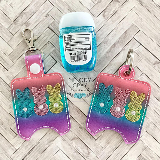 Bunny Trio Sanitizer Holders - DIGITAL Embroidery DESIGN