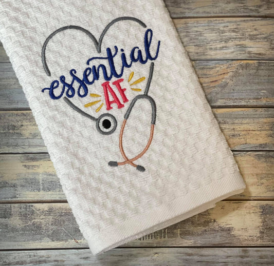 Essential AF - 4 sizes- Digital Embroidery Design