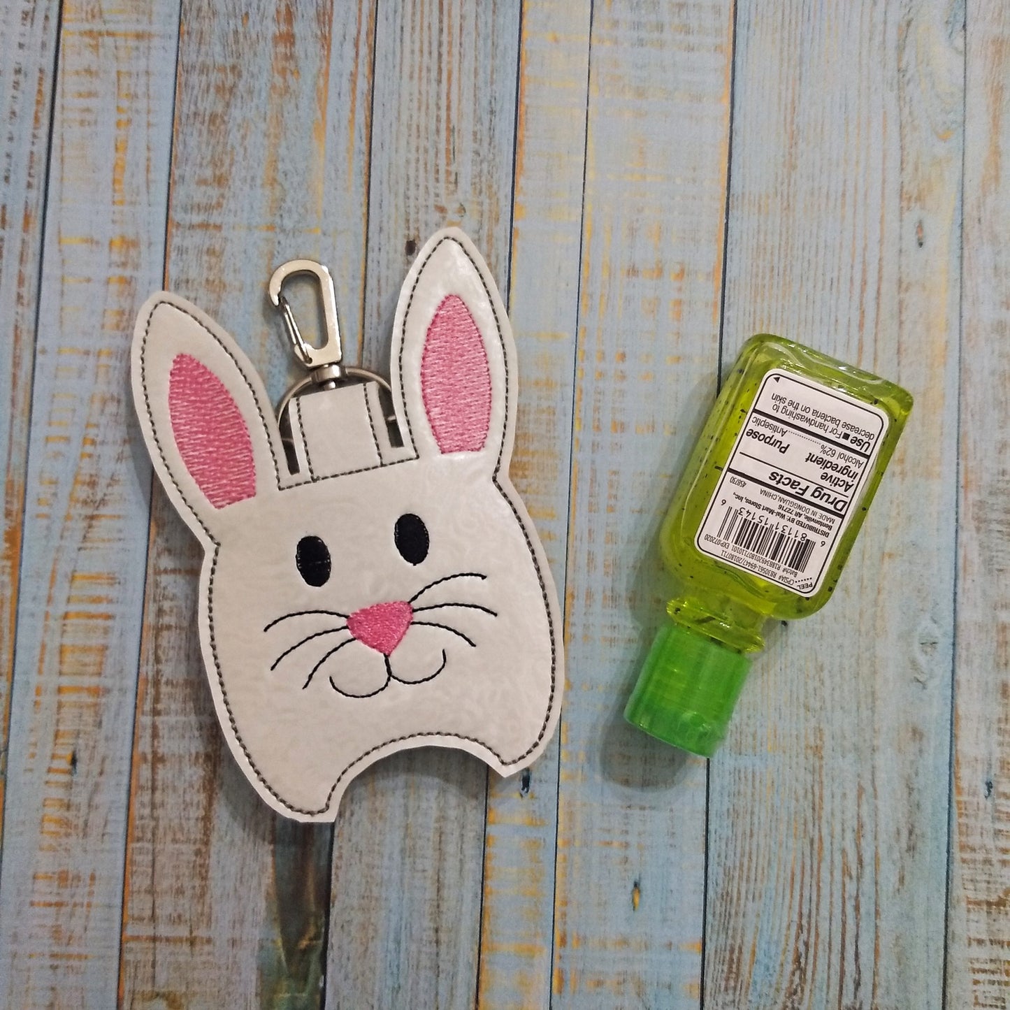 Bunny Sanitizer Holder - DIGITAL Embroidery DESIGN