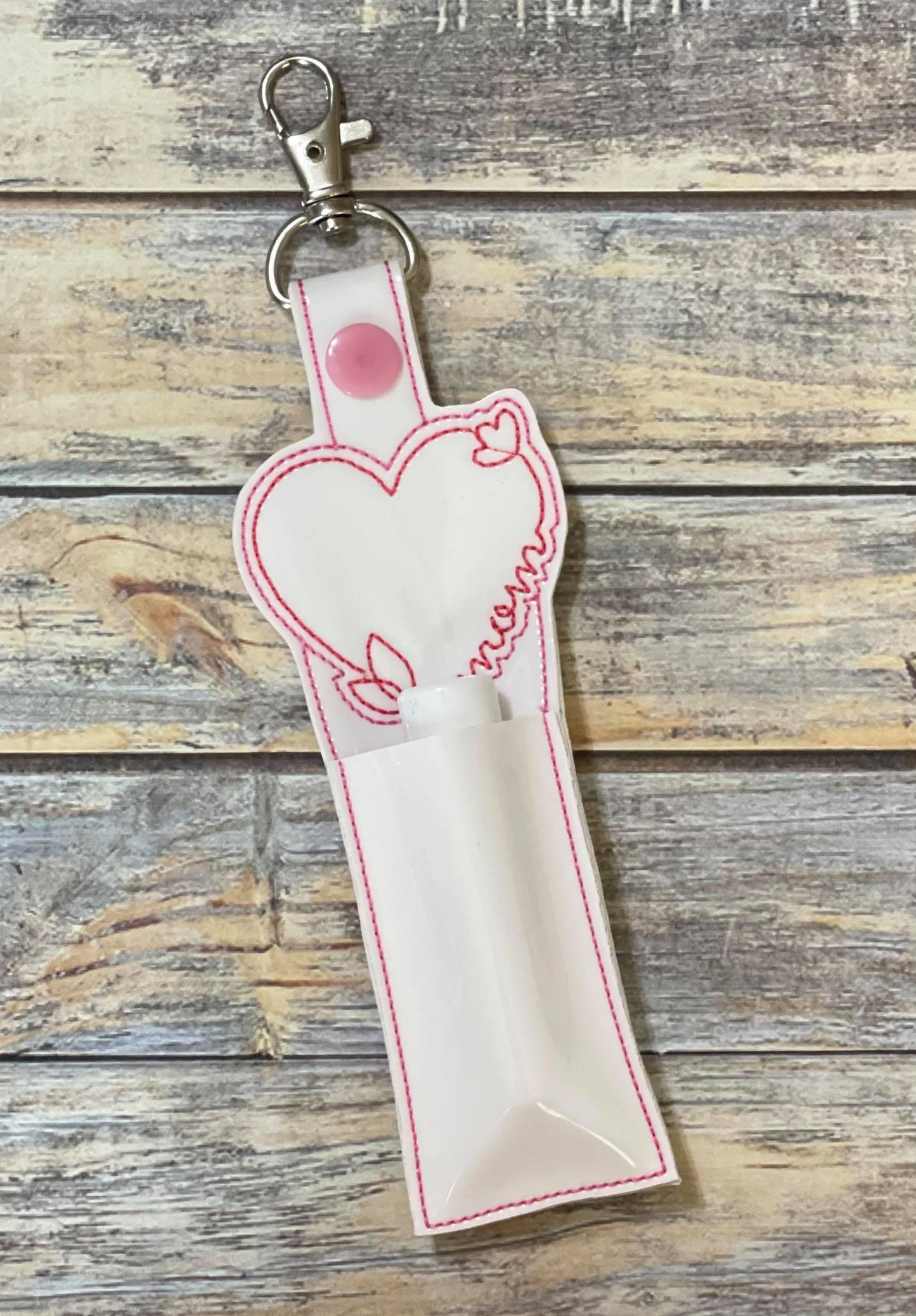 Mom Lip Balm Holders 5x7 - DIGITAL Embroidery DESIGN