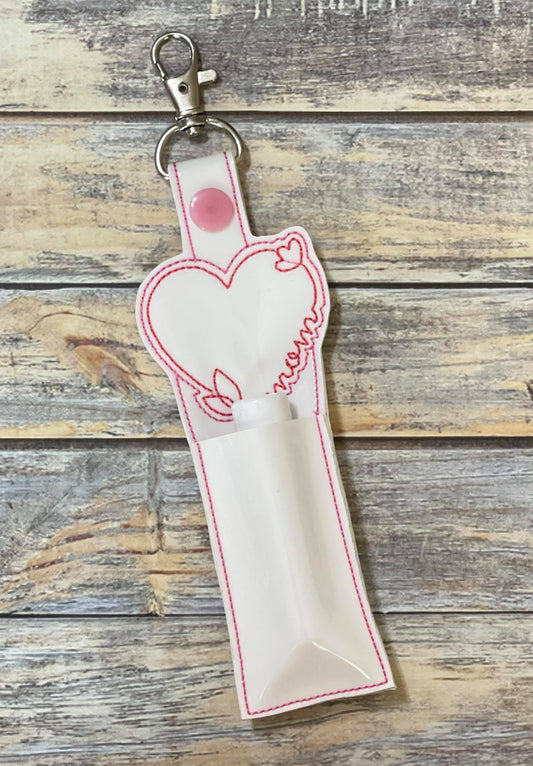 Mom Lip Balm Holders 5x7 - DIGITAL Embroidery DESIGN