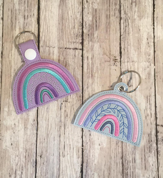 Boho Rainbow Fobs - DIGITAL Embroidery DESIGN