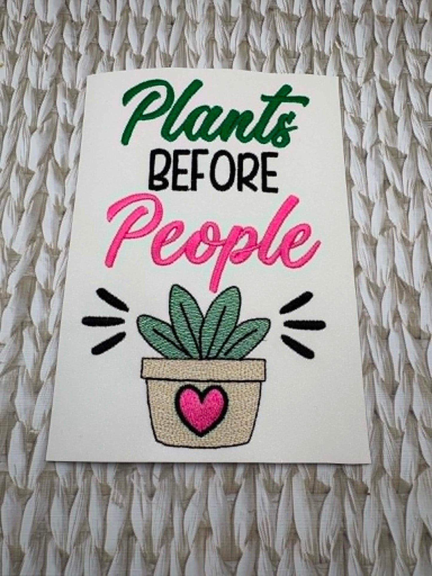 Plants Before People – 4 x 4, 5 x 7, 6 x 10 and 8 x 12 – DIGITAL Embroidery Design