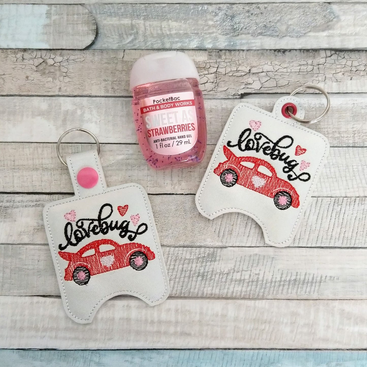 Lovebug Sanitizer Holders - DIGITAL Embroidery DESIGN